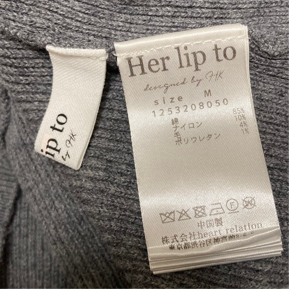 ハーリップトゥ Clemence Knit ドレスセット