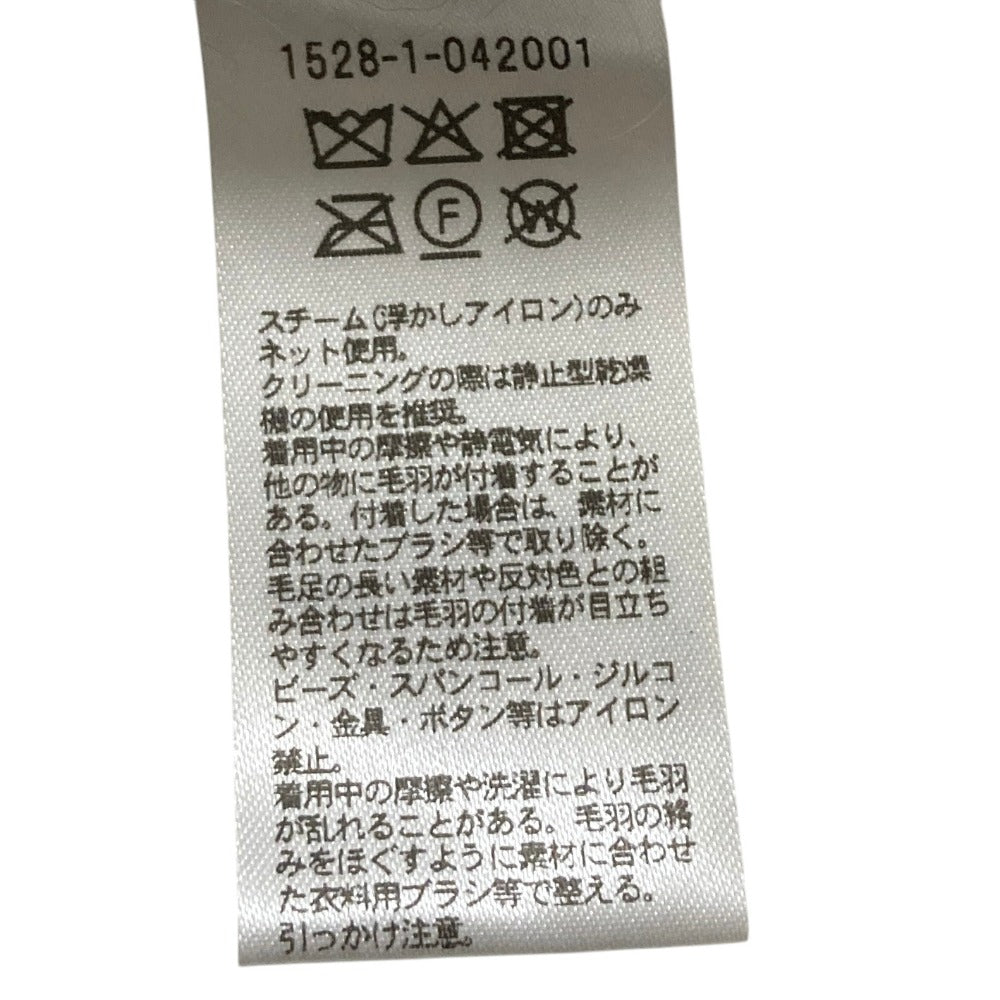 ユナイテッドアローズ フォックスカシミヤ スパンコールミドルニットカーディガン