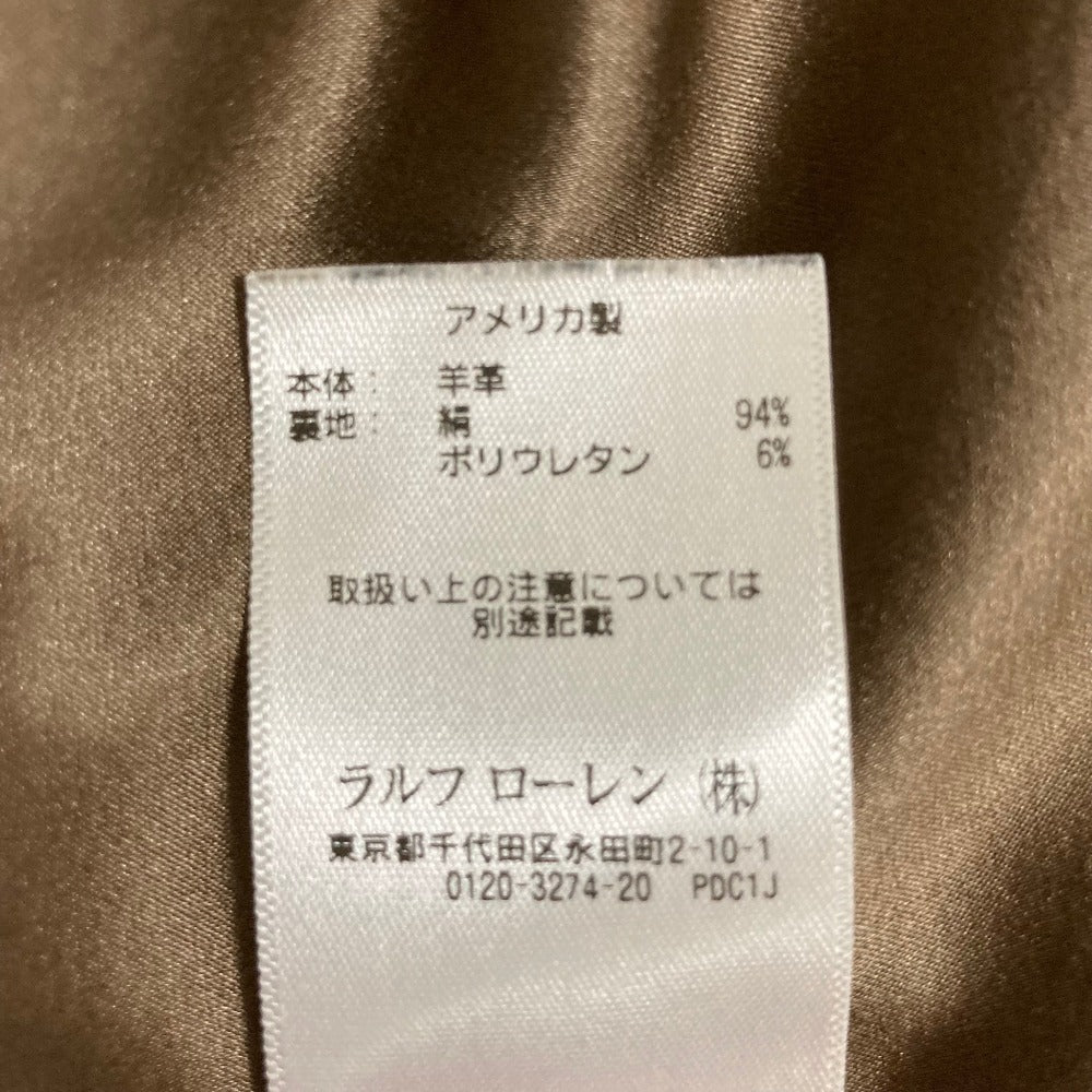 ラルフローレンブラックレーベル ラムスエードミニスカート