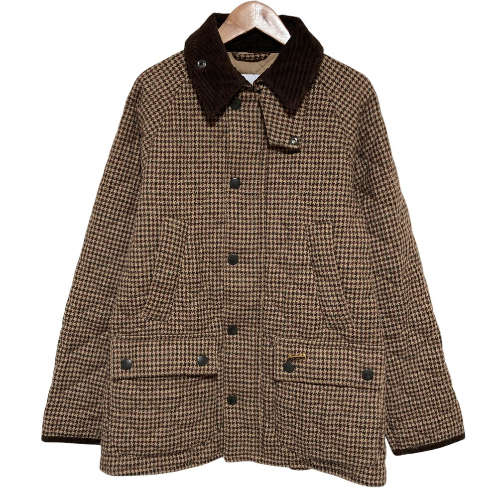 バブアー BEDALE SL ハウンドトゥースキルティングジャケット