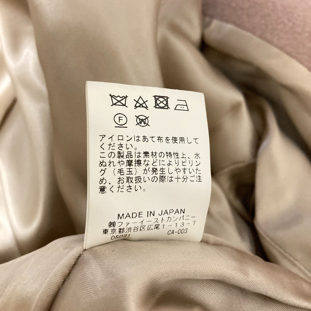 ルルウィルビー ウールノーカラーコート