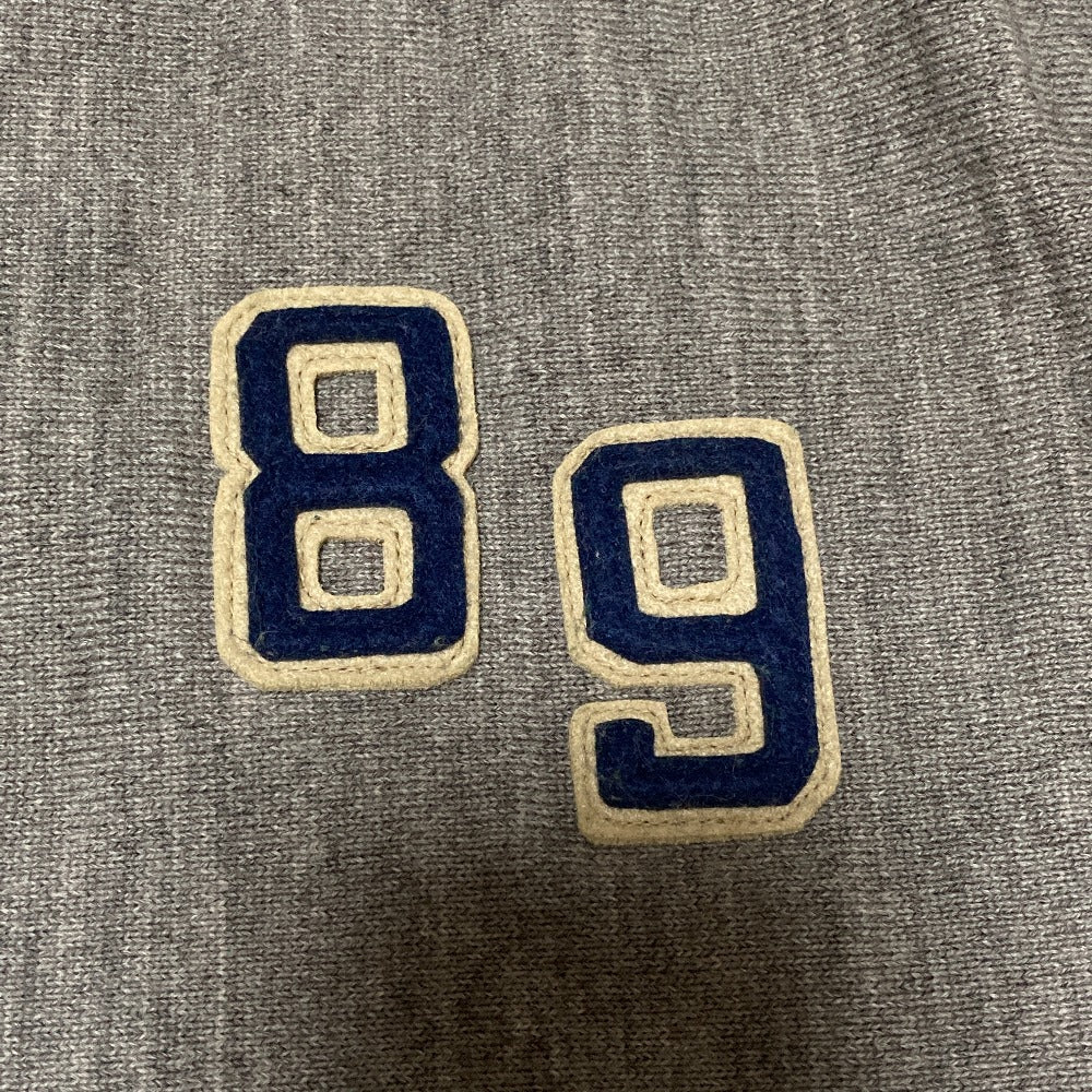フォーティファイブアール US Moo Wool 908 Reverse Logo Stadium ウールカーディガン