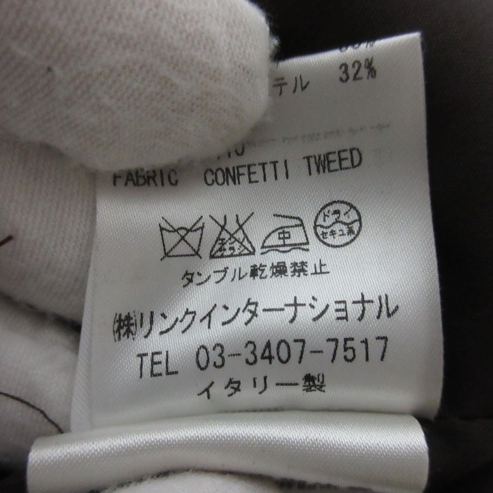 カルソン モヘアウールツイードダブルブレストジャケット
