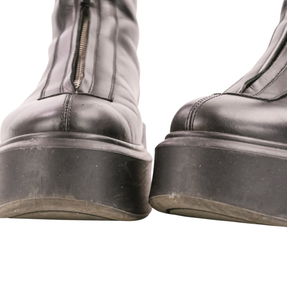 ザロウ ZIPPED BOOT I カーフスキンブーツ