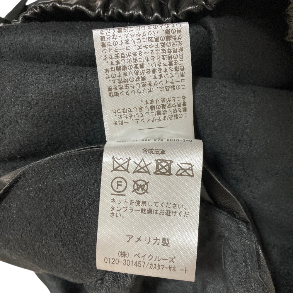 デヴォーニューヨーク エコレザーショートパンツ