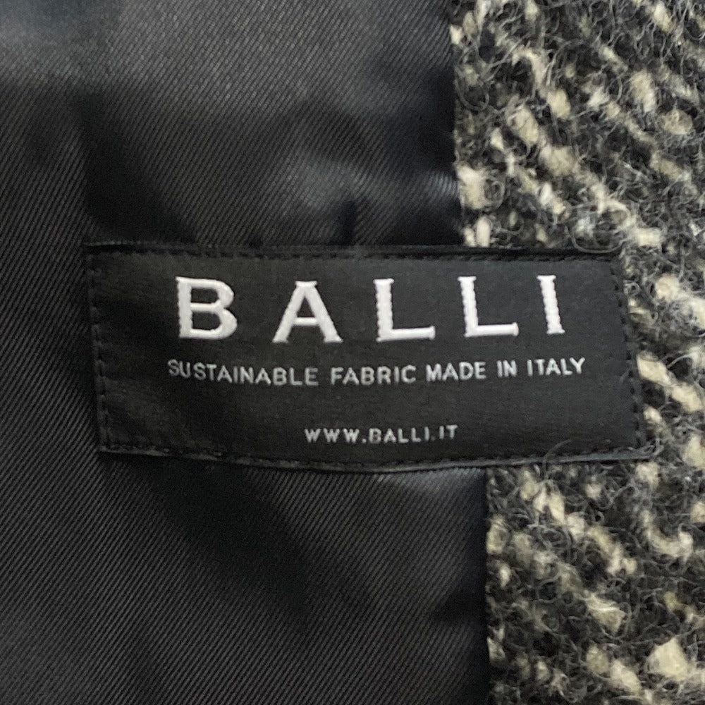 23区 BALLI ヘリンボーンツイードノーカラージャケット