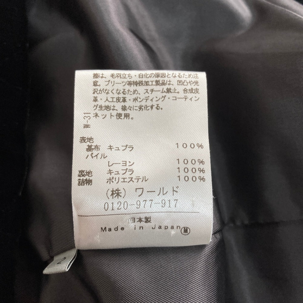 アンタイトル ノエル ベロアキルティングコート
