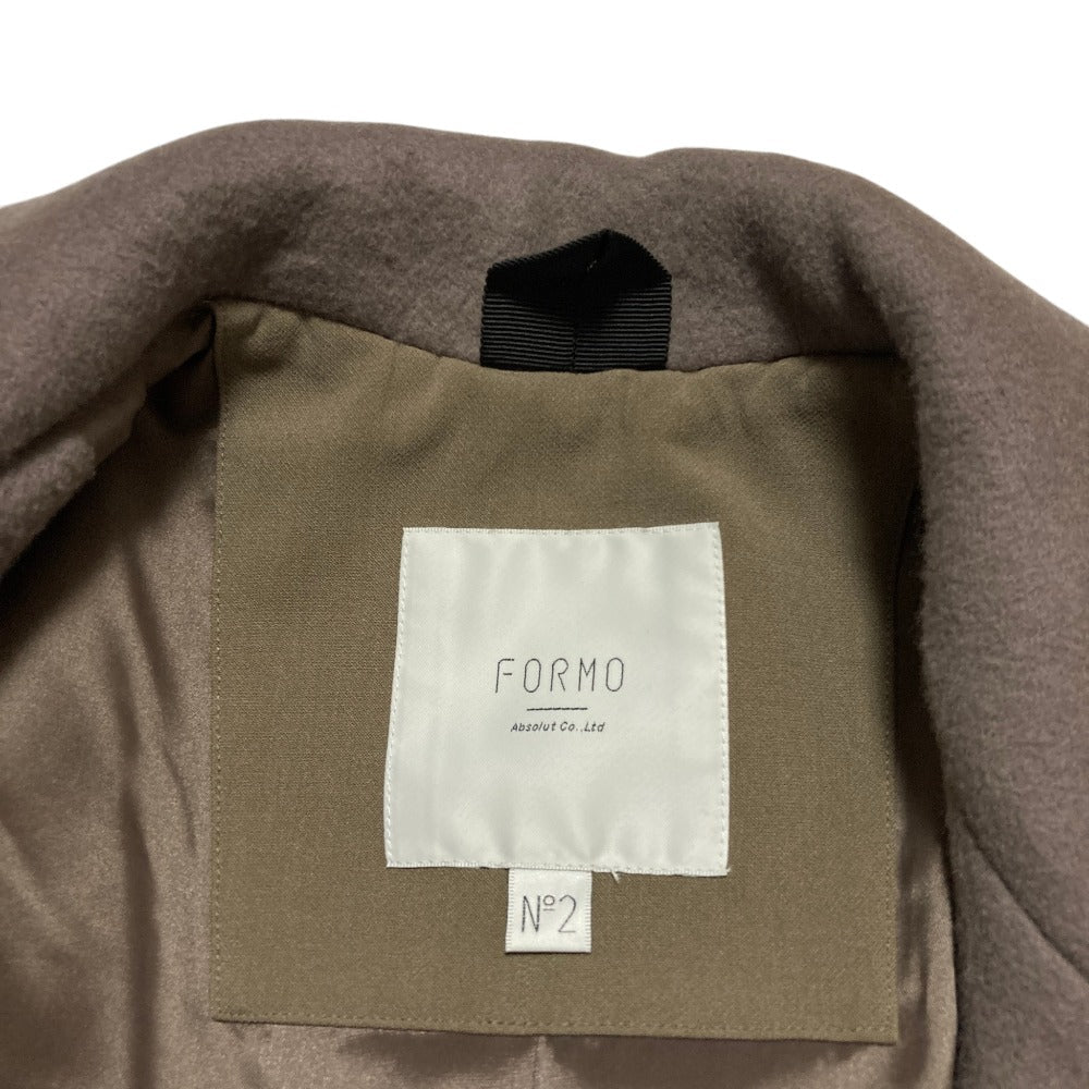 フォルフォルモ ウールダブルブレストコート