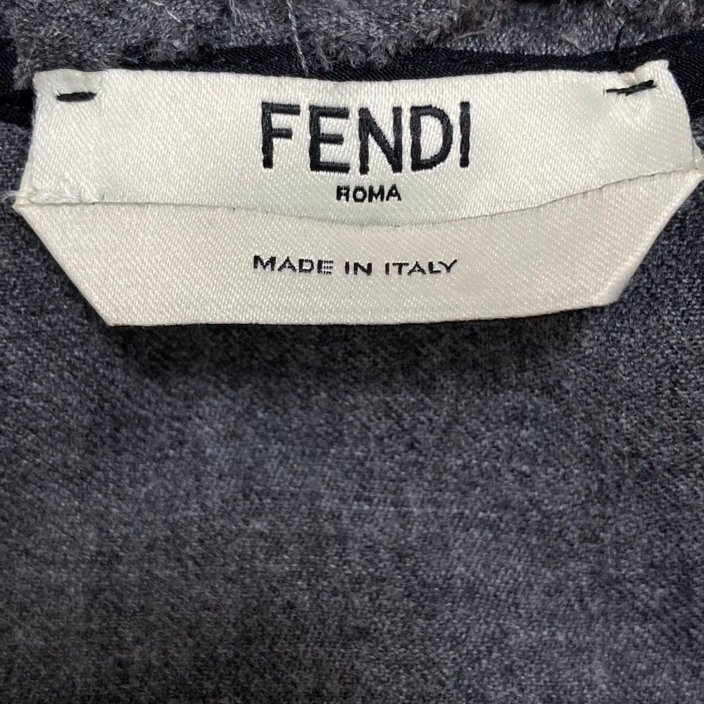フェンディ フリルカラーキルティングワンピース
