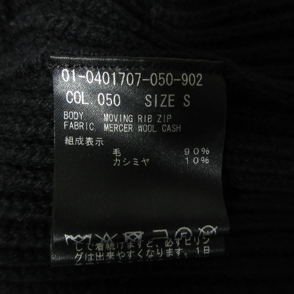 セオリー Mercer Wool Cash ハーフジップリブニットセーター
