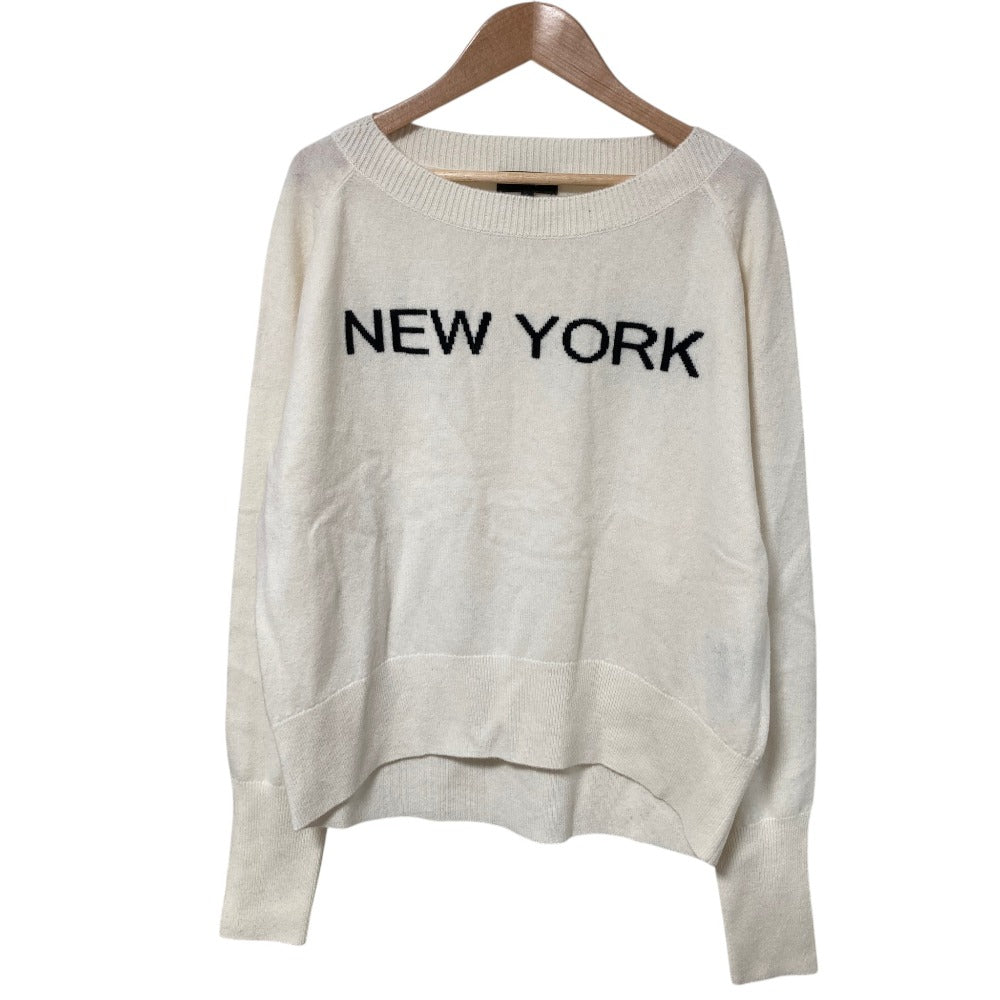 セオリー Mercer Wool Cash City Intarsia ウールカシミヤニットセーター