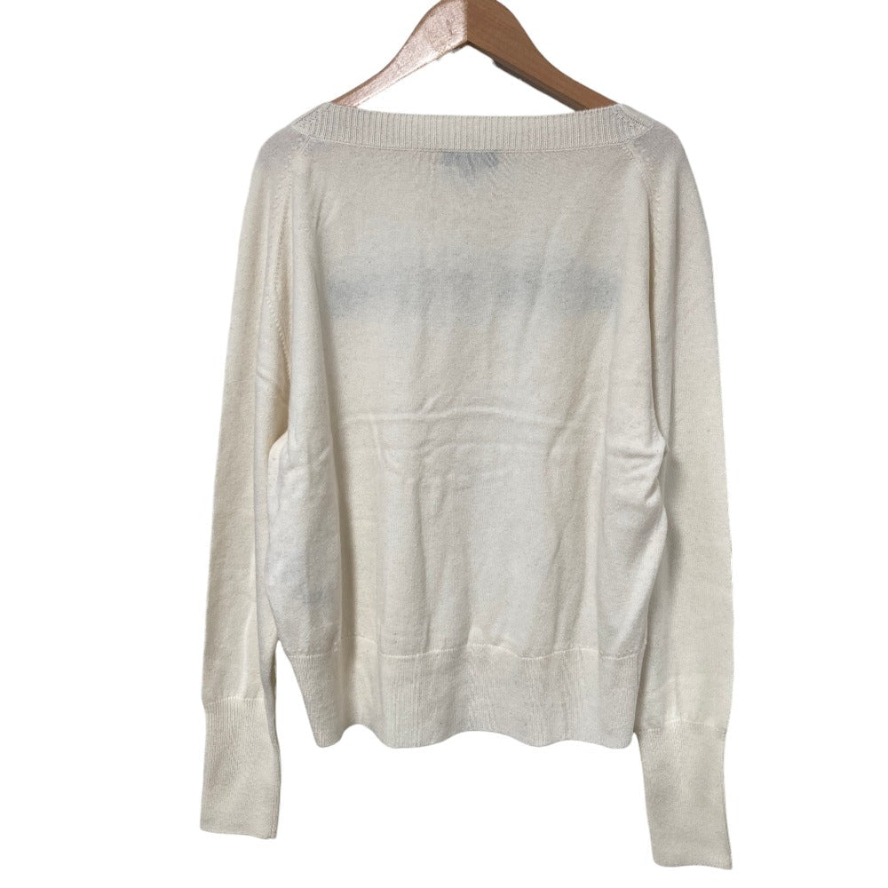 セオリー Mercer Wool Cash City Intarsia ウールカシミヤニットセーター