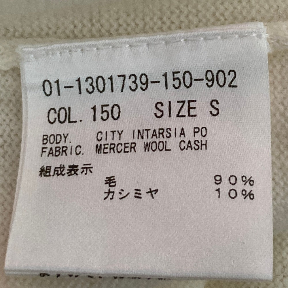 セオリー Mercer Wool Cash City Intarsia ウールカシミヤニットセーター