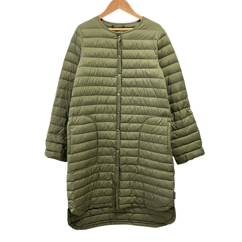 トラディショナルウェザーウェア ARKLEY LONG DOWN ノーカラーダウンコート
