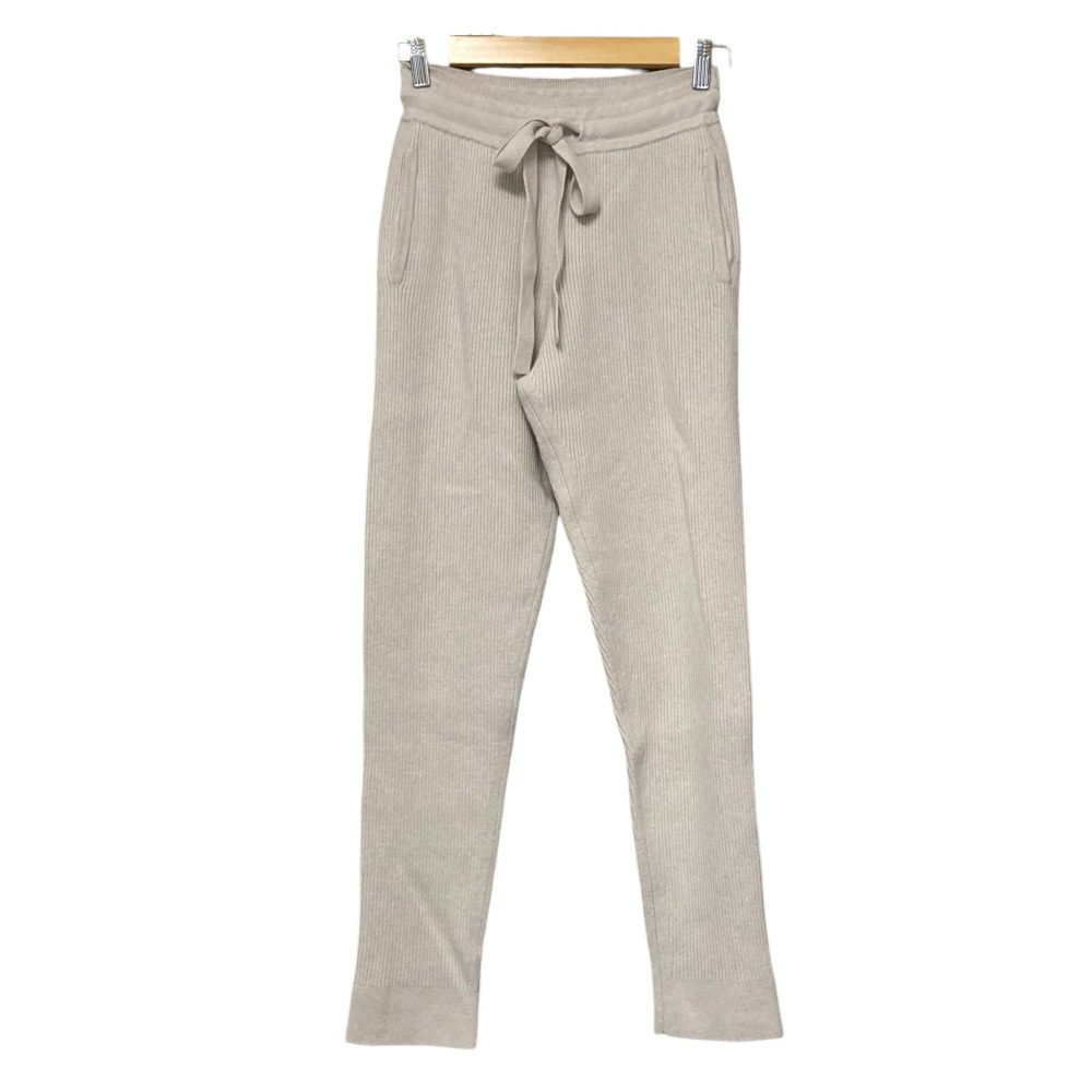 ドゥロワー カシミヤブレンドニットパンツ