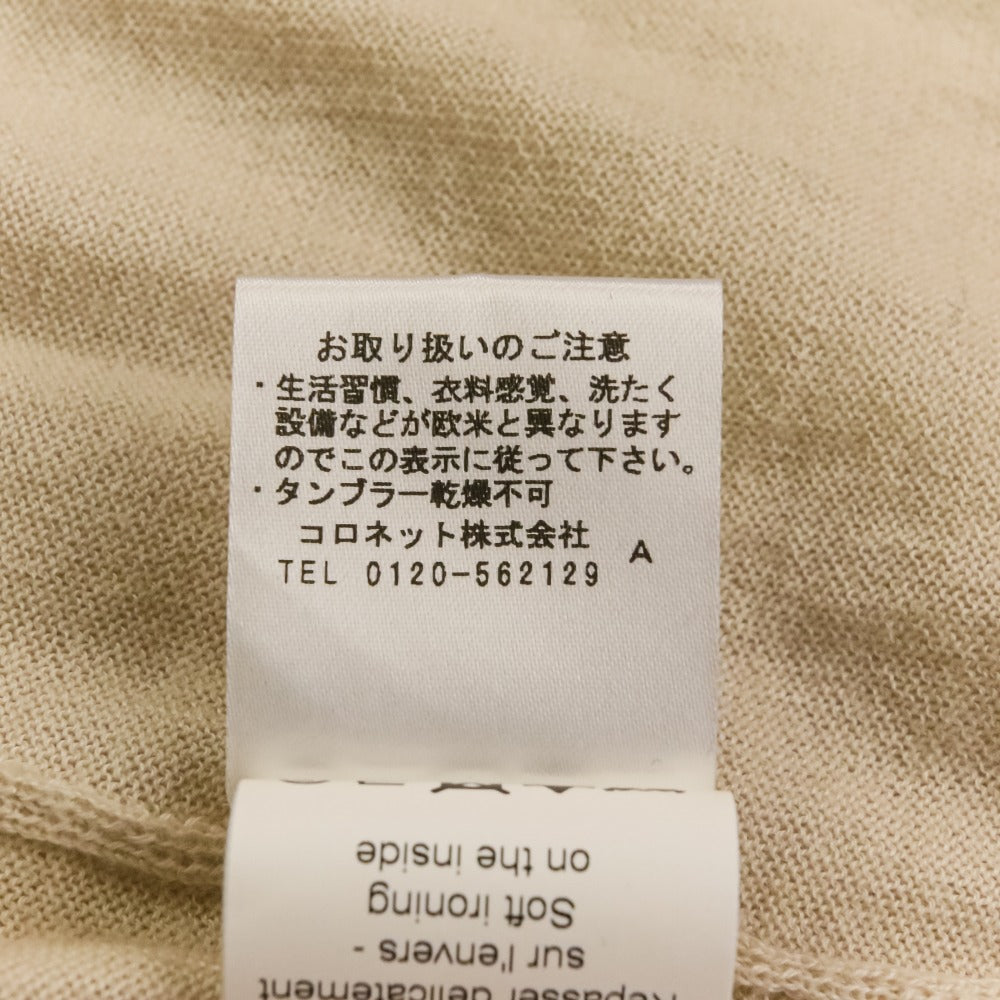 ランバン カシミヤノースリーブニットセーター