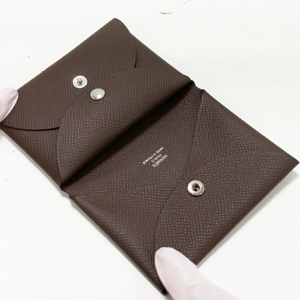 エルメス カルヴィ デュオ エプソム カード コインケース