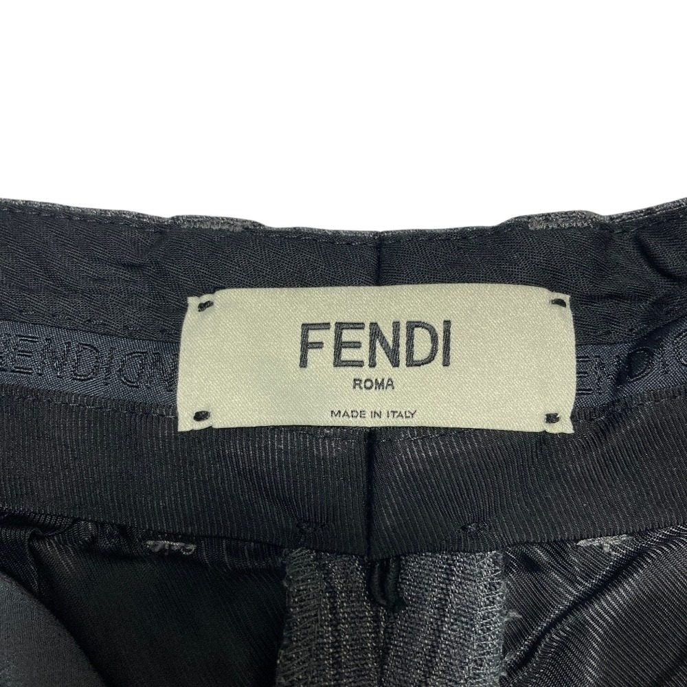 フェンディ ワイドレッグパンツ