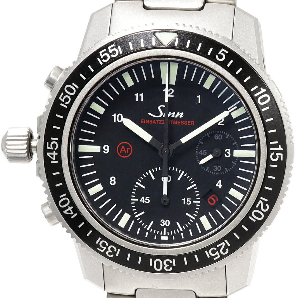 Sinn EZM13.1 自動巻き ブラック ダイヤル ウォッチ 603