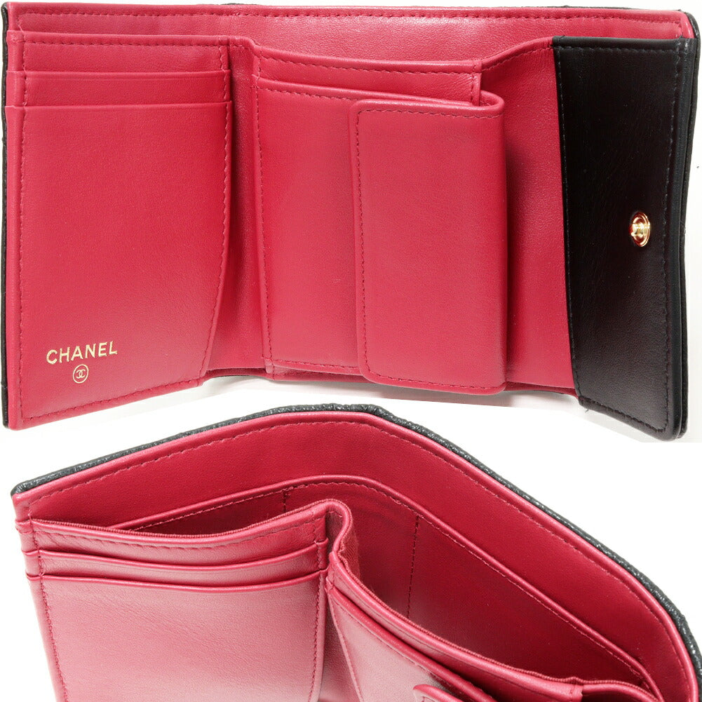 シャネル CHANEL19 スモール フラップ ウォレット ラムスキン