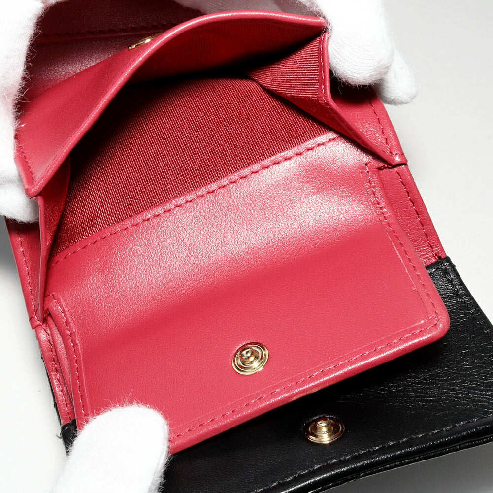 シャネル CHANEL19 スモール フラップ ウォレット ラムスキン