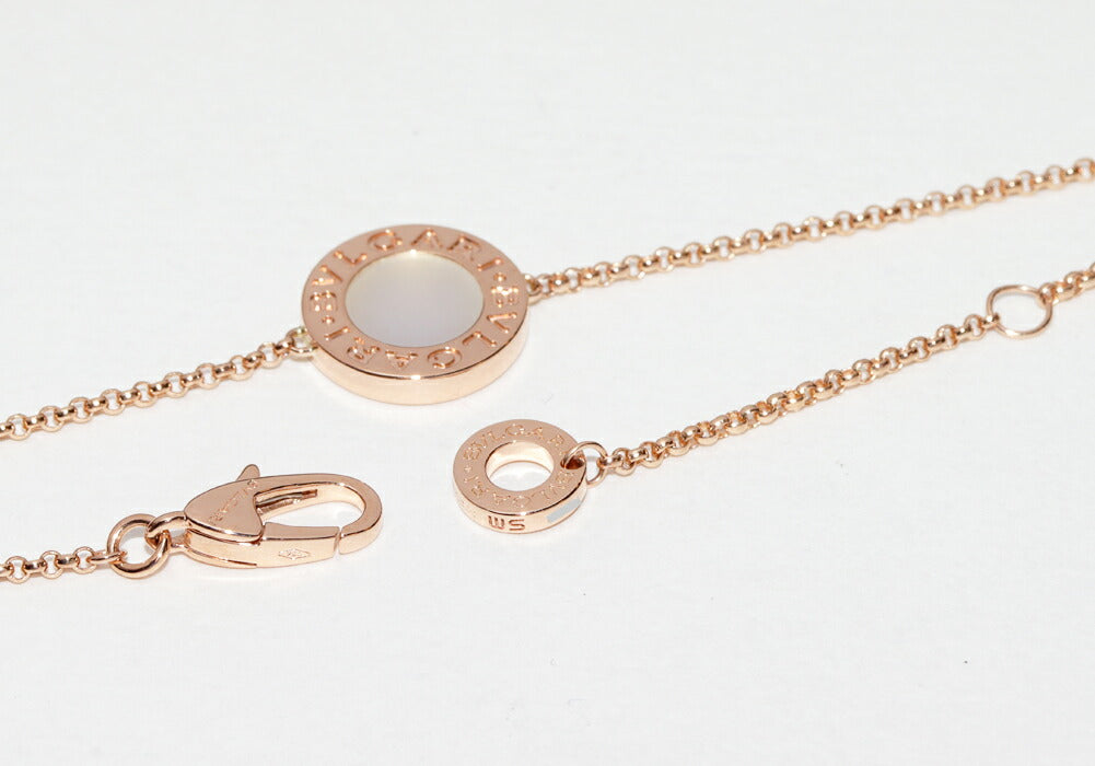 ブルガリ 18K ピンクゴールド マザーオブパール ブレスレット