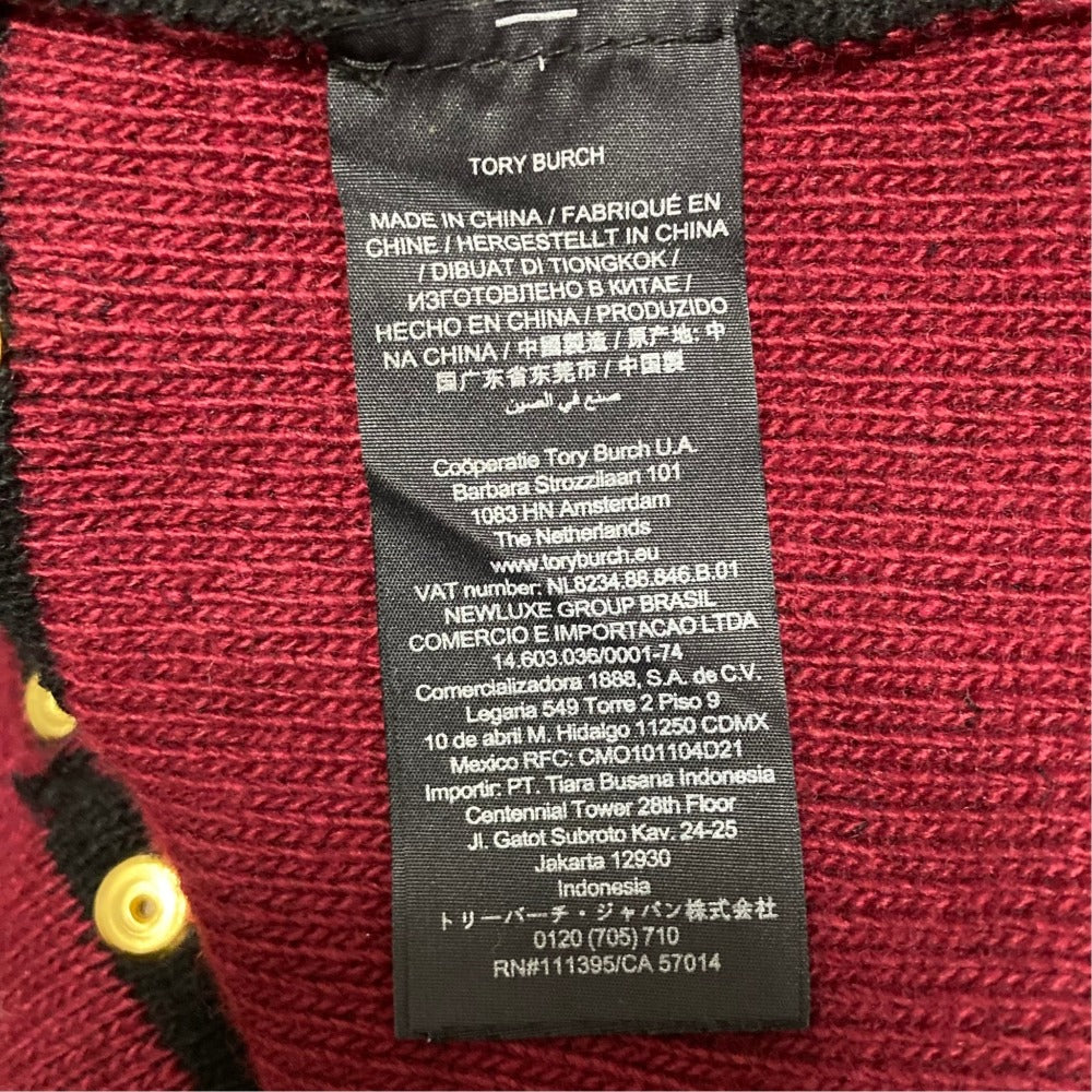 トリーバーチ カシミヤブレンドロングニットカーディガン
