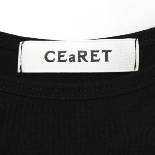 CEaRET コットン ロング スリーブ Tシャツ