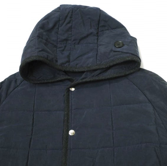 MAATEE&SONS SILK QUILT HOODED COAT シルクコート