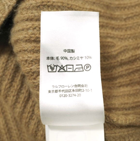 ポロ ラルフ ローレン リブ ウール カシミヤ セーター