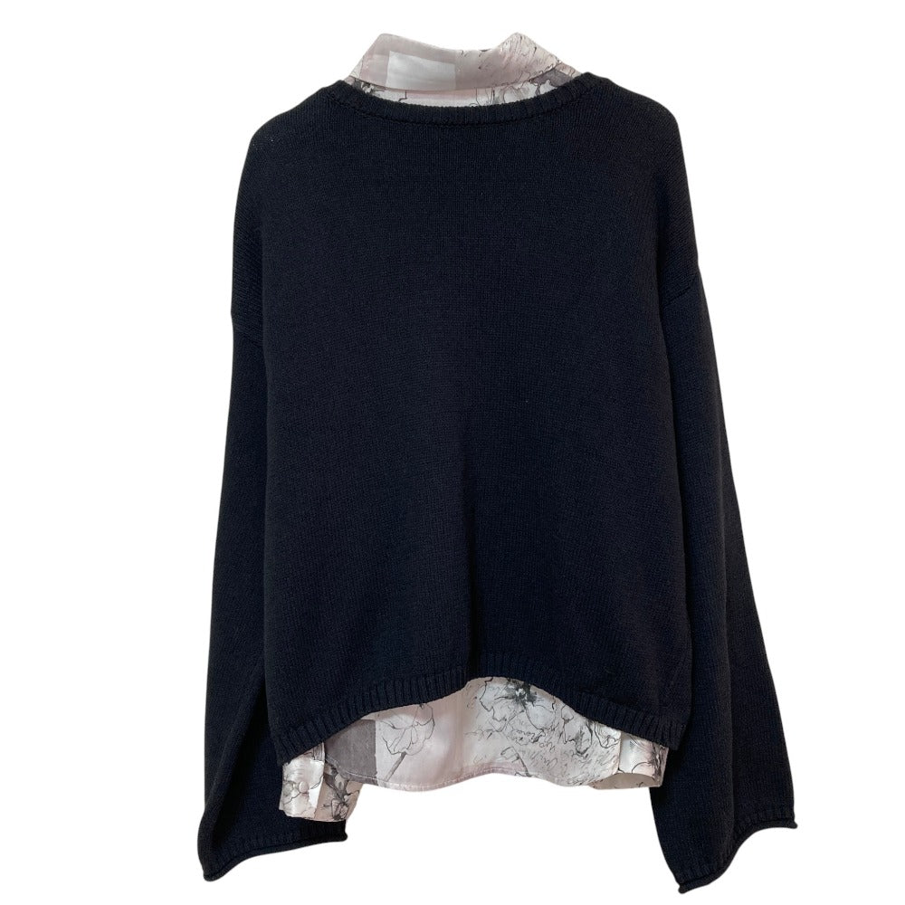 アメリ 2WAY HOLLY SHIRT SET CRACK KNIT トップス