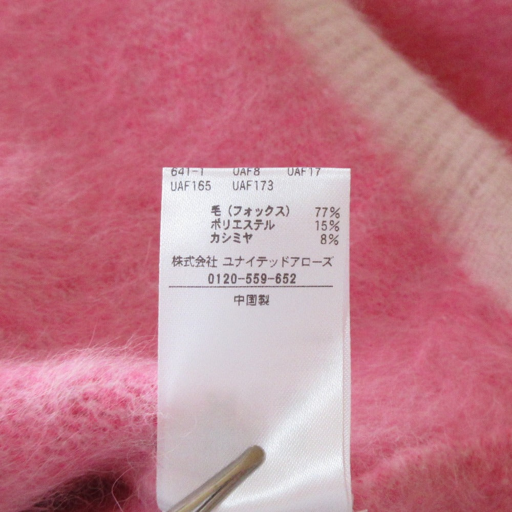 ユナイテッドアローズ フォックスカシミヤクルーネックニットセーター