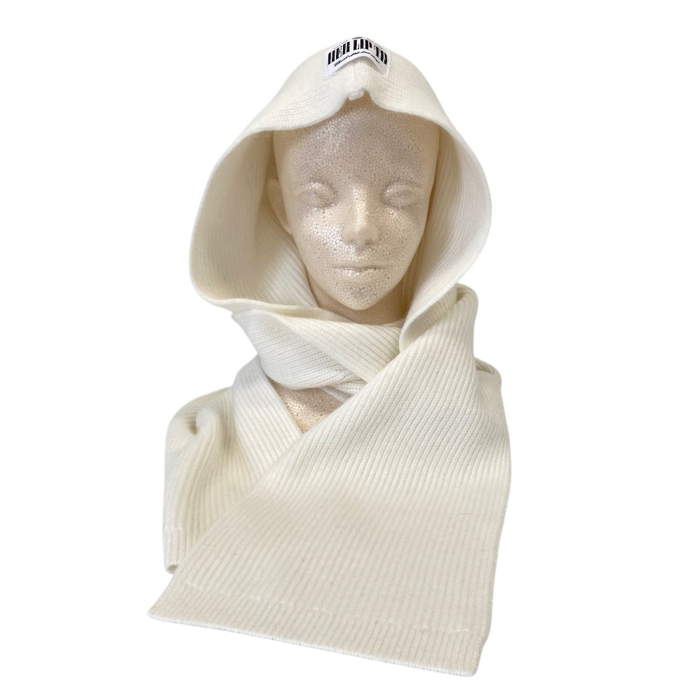 ハーリップトゥ Knit Hooded Stole ニットフード付きストール