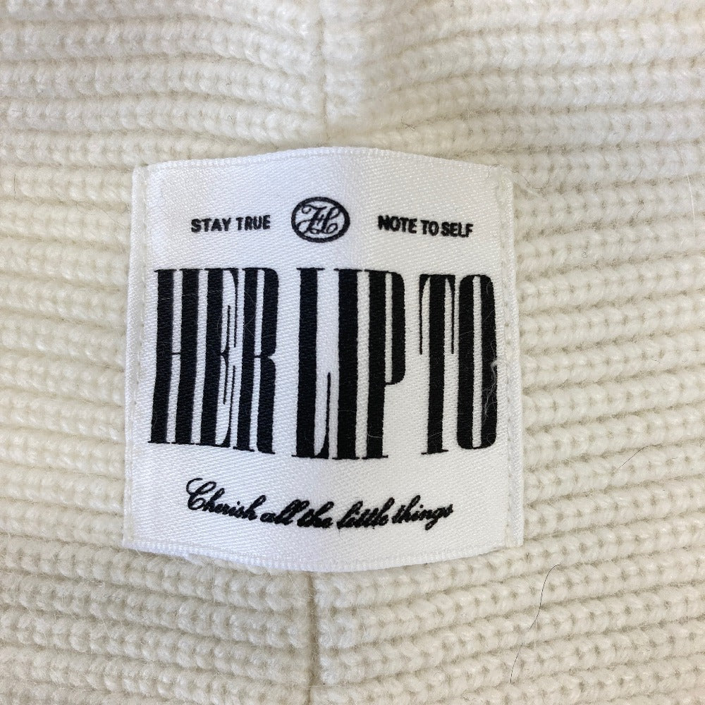 ハーリップトゥ Knit Hooded Stole ニットフード付きストール