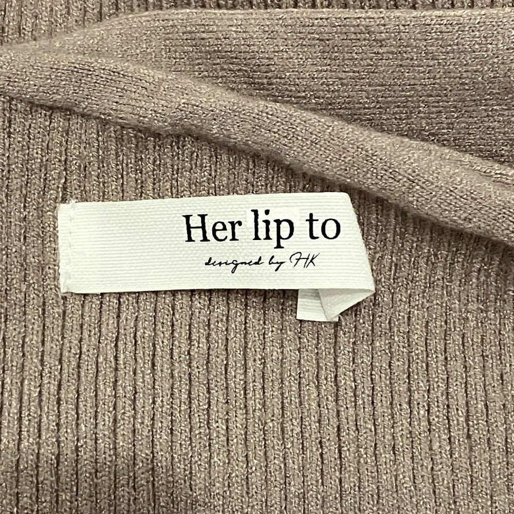 ハーリップトゥ Le Ciel Knit ワンピース