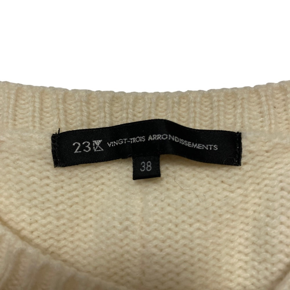 23区 ウールカシミヤブレンドニットセーター