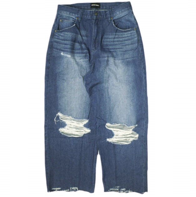 Danke Schon デストロイ デニム コットン デニム パンツ 限定