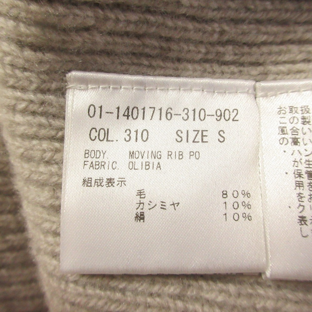 セオリー OLIBIA MOVING RIB PO カシミヤシルクニット