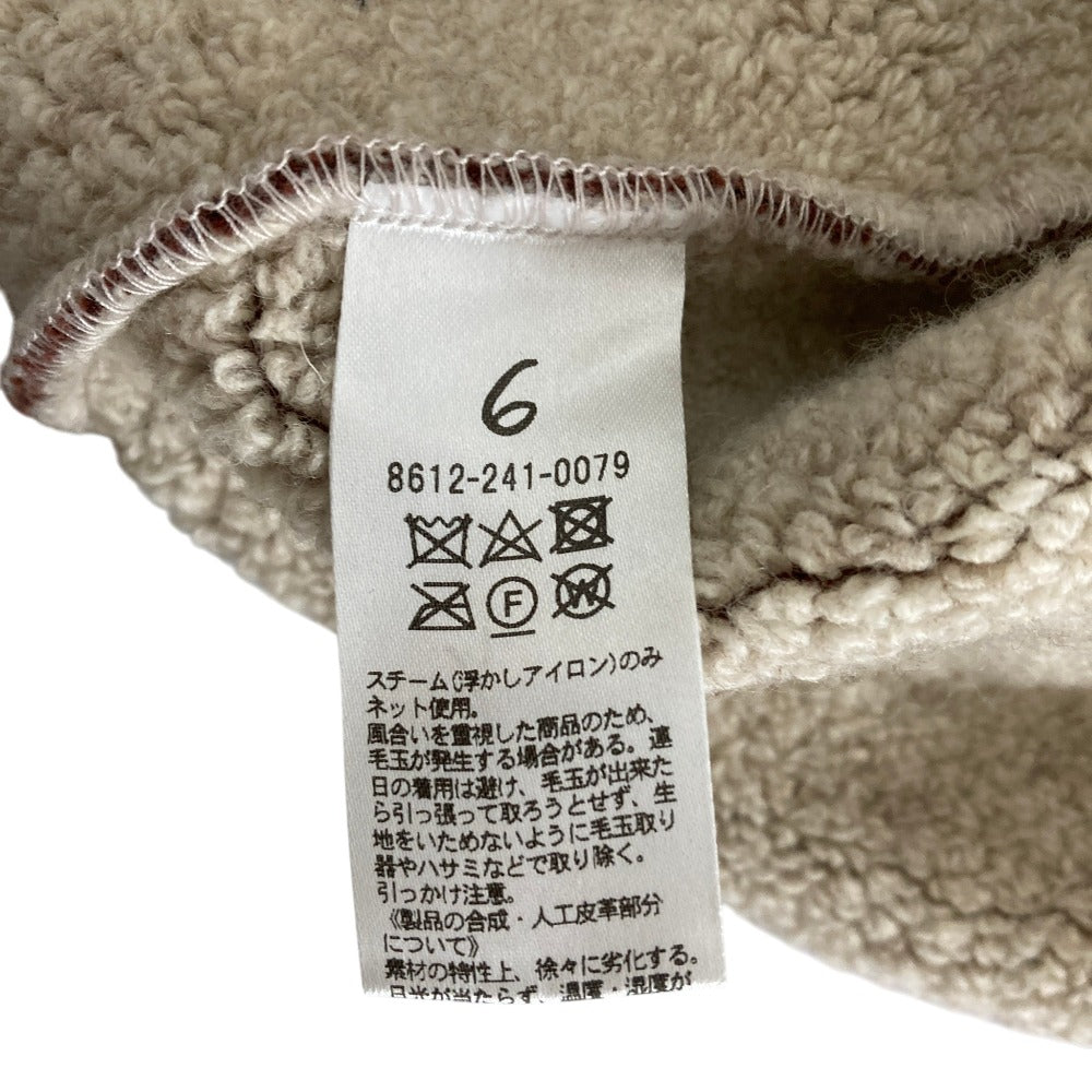 ロクユナイテッドアローズ フリースドッキングハーフジップトレーナー