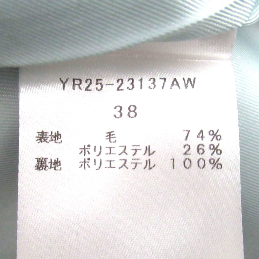 ヨリ ショートノーカラーコート