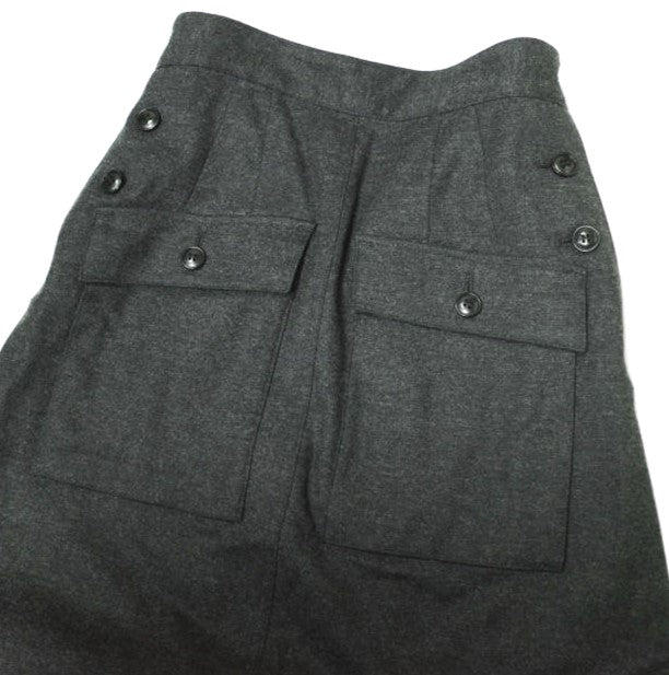 ODORANTES OD73SK5534IM ウール カシミヤ ロング スカート