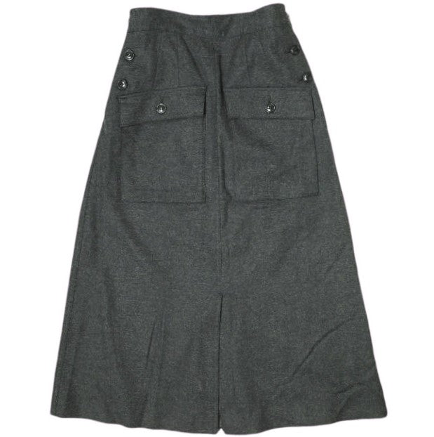 ODORANTES OD73SK5534IM ウール カシミヤ ロング スカート