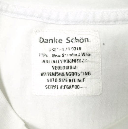 Danke Schon ピグメント L/S Tシャツ コットン 長袖 Tシャツ
