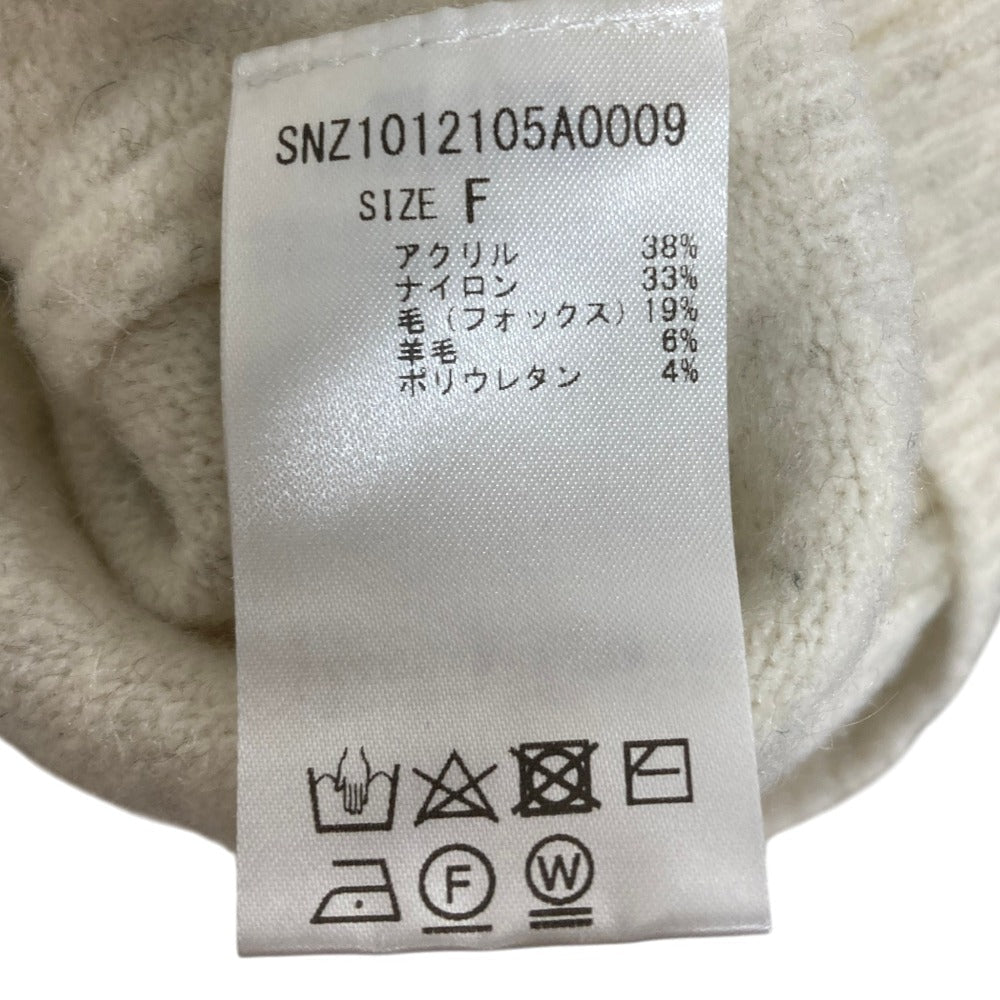 シーナリー フォックスウールブレンドニットセーター