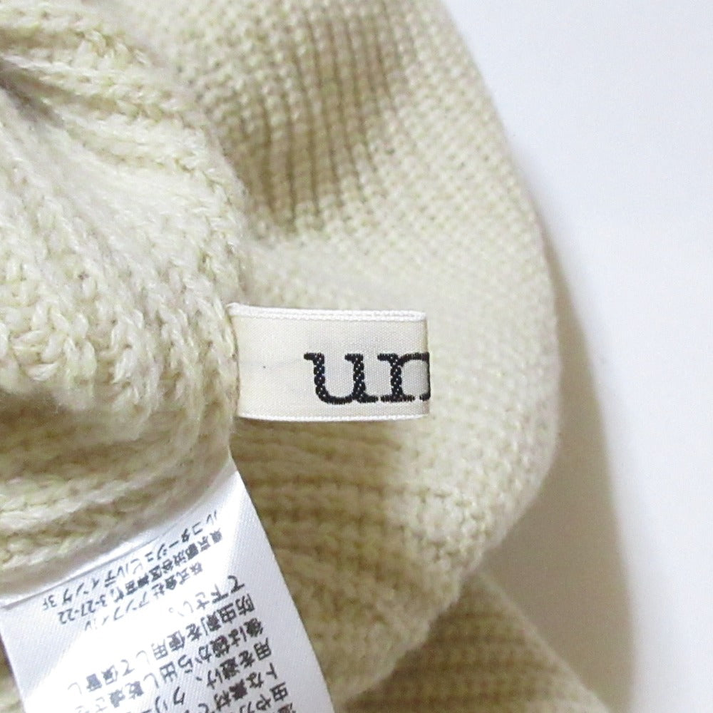 アンフィル SUPERFINE LAMBS CHENILLE リブハイネックニット