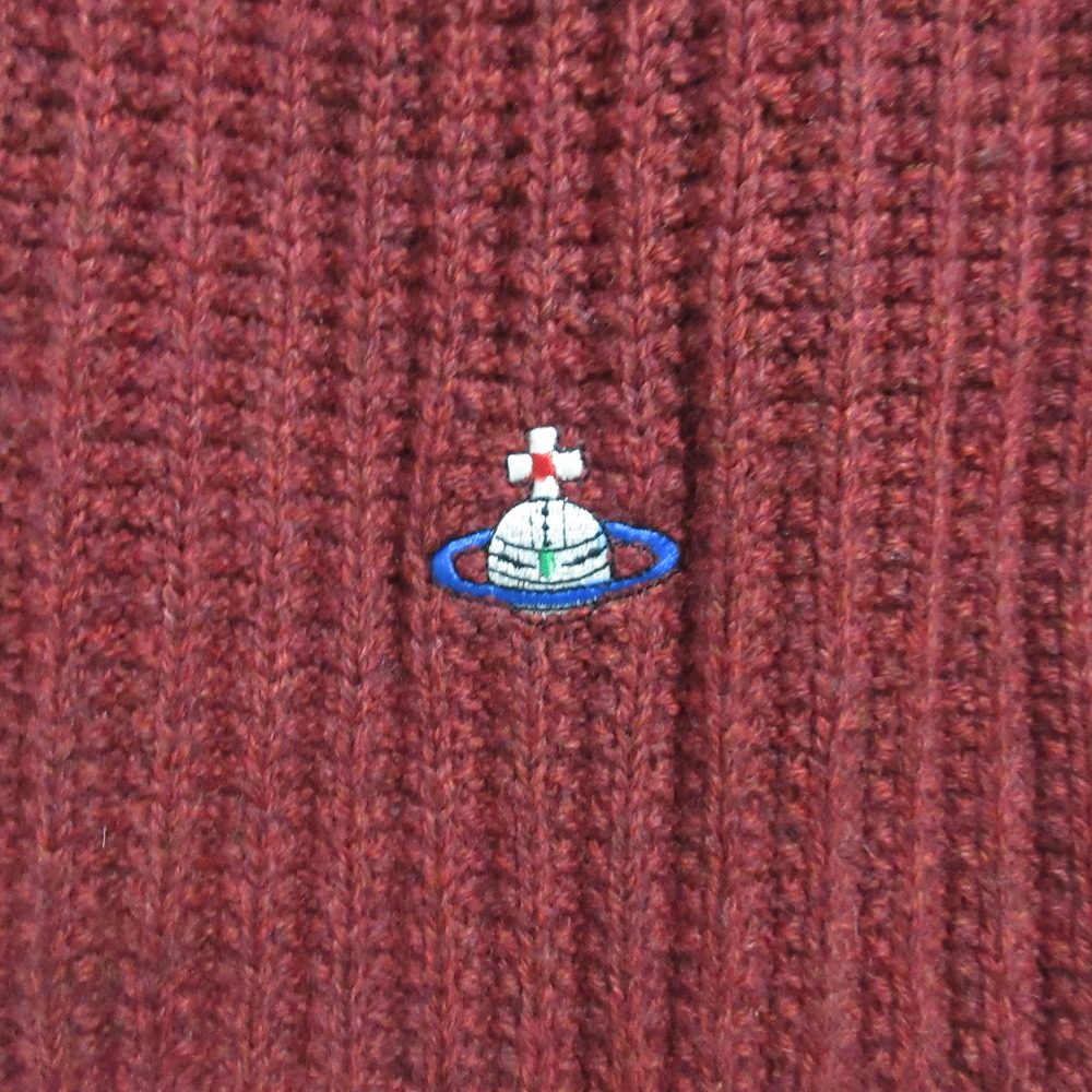 ヴィヴィアンウエストウッドマン ニットフリンジマフラー