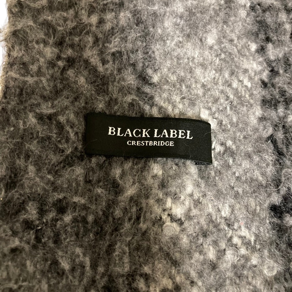 ブラックレーベルクレストブリッジ ビッグチェック フリンジストール