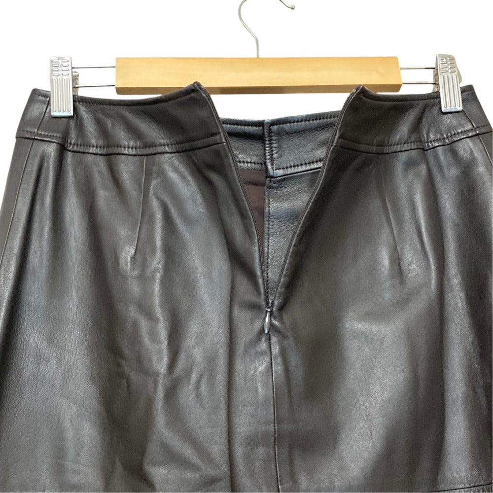 セオリーリュクス SOFTHAND LEATHER ラムレザースカート