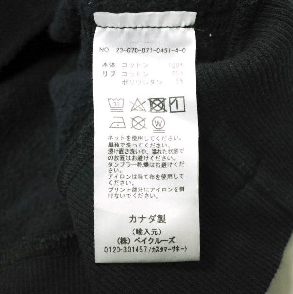 Scye × REIGNING CHAMP 限定スウェットシャツ