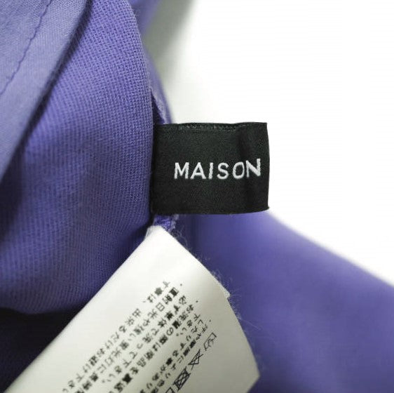 MAISON SPECIAL カラー ワイド テーパード パンツ ポリエステル